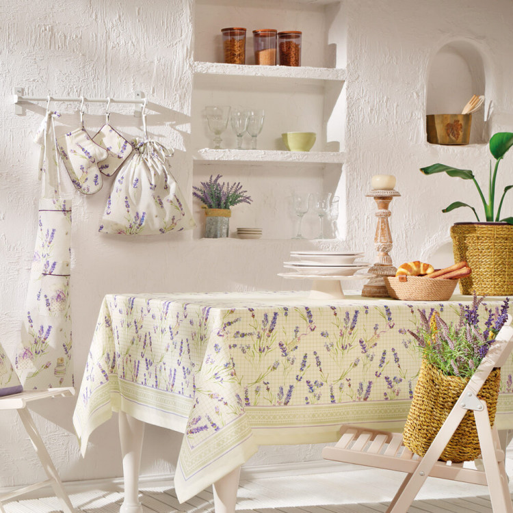 Скатертина "Lavender", крем