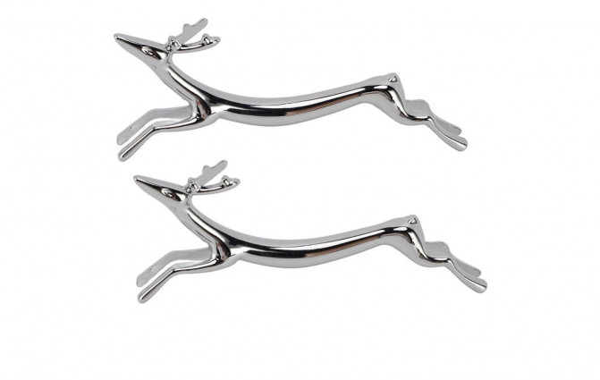 Порт-куто "Олень" 2 предмети, колір срібло