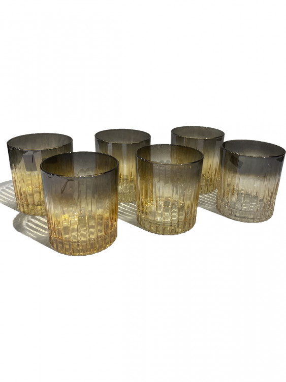 Набір келихів для віскі Domina чорні