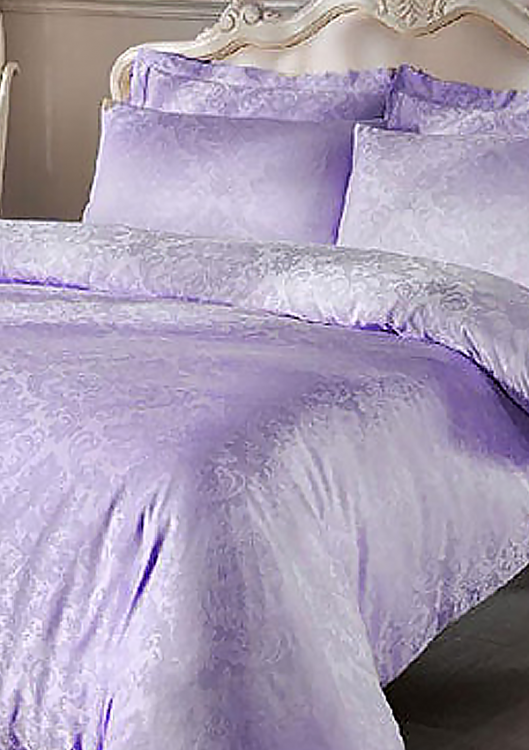 Постельное белье Вambura евро, фиолетовое