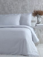 Набор постельного белья Linea евро 4 предмета серый