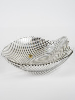 Фруктовница Petal, d25см, серая