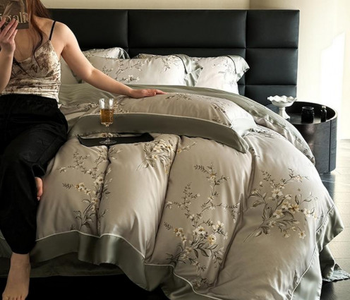 Постільна білизна "Ashley", сіра