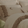 Постельное белье "Helena", евро, бежевое 1