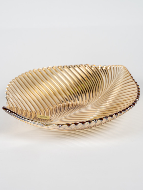 Фруктовница Petal,  d25см, коричневая