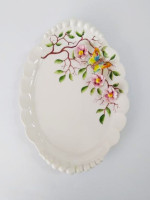 Страва Метелик з квітами, кругле