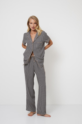 Костюм жіночий "Isolda", розмір S, чорно/кремовий