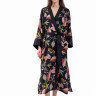 Халат "Jungle Kimono" чорний