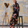 Халат "Jungle Kimono" чорний