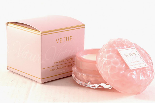 Аромосвічка "Квіткова симфонія" 70 г, рожевий