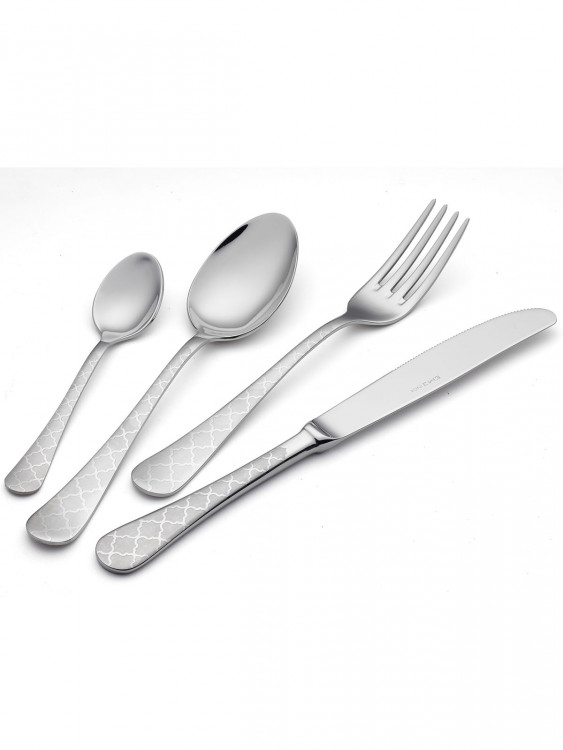 Набір фражі Milano 24 предмату, срібло