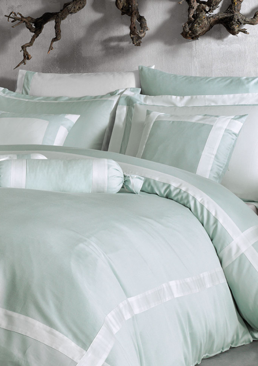 Постільна білизна "Banda", євро, бірюзова