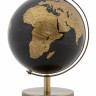 Глобус чорний на бронзовій підставці d-13 h-17