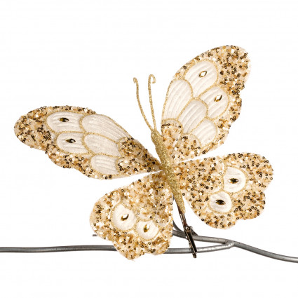 Прищіпка "Метелик" l-25, шампань