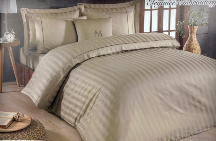 Постільна білизна "Elegance Embrodery", кремова