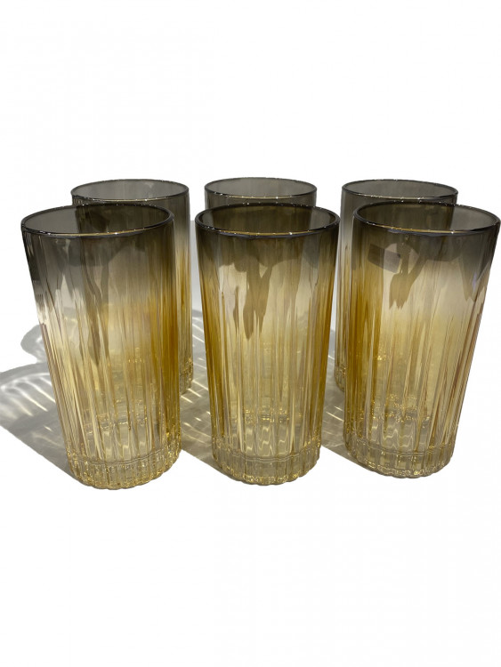 Набір келихів для води Domina чорні