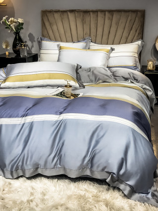 Постільна білизна "Elegance", сіро-голуба