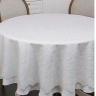 Скатертина з серветками "Tul" d-180, кремова