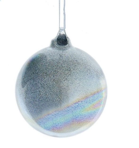 Підвіска куля "Північне сяйво" d-10, срібна