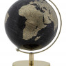 Глобус чорний на золотій підставці d-20  h-28