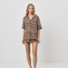 Костюм жіночий з шортами "Lior", кавовий