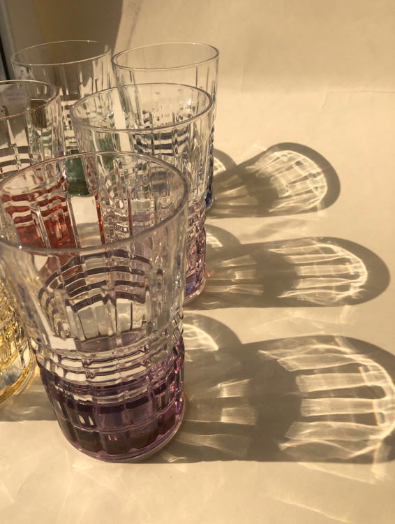 Набір склянок для води Incontro різнокольорові