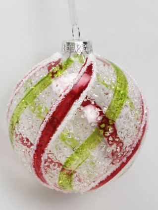 Куля З різнокольоровими хвилями, d-8 см