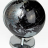 Глобус чорний на сріблястій підставці d-13 h-17