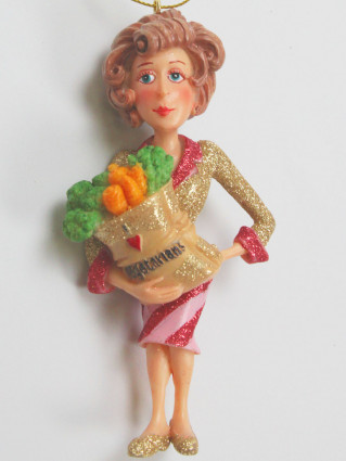 Подвеска Леди шопер, h-12см