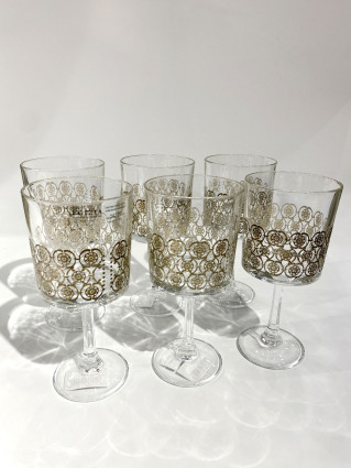 Келихи для білого вина "White roses" h-17,5