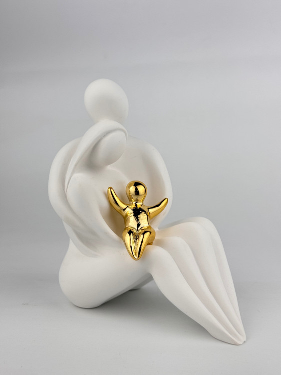 Статуетка "Сім'я" h-14, колір золото