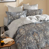 Постільна білизна "Amos", сіро/синя