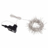Гирлянда новогодняя Тёплый свет 300 LED теплый белый 14,95м+3м, адаптер прозрачный