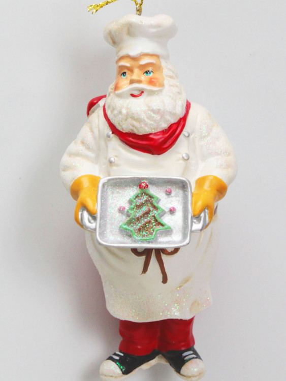 Підвіска Санта шеф-кухар h-11см