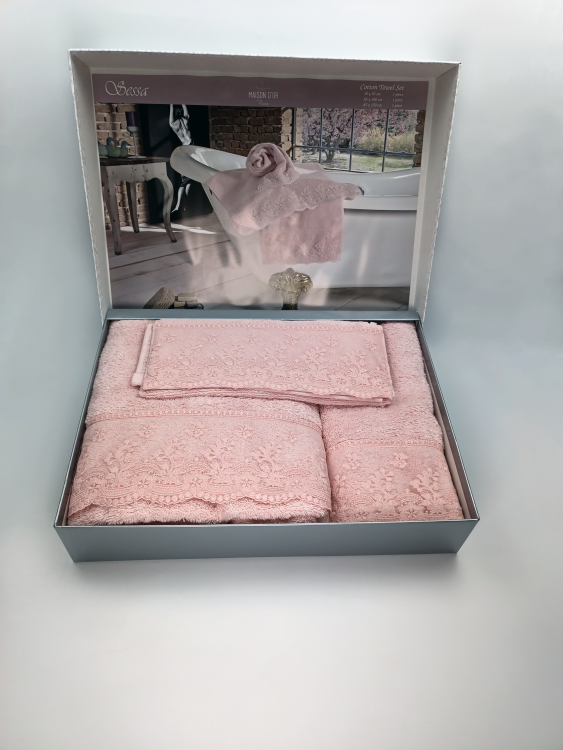 Набір рушників "Sessa", рожевий
