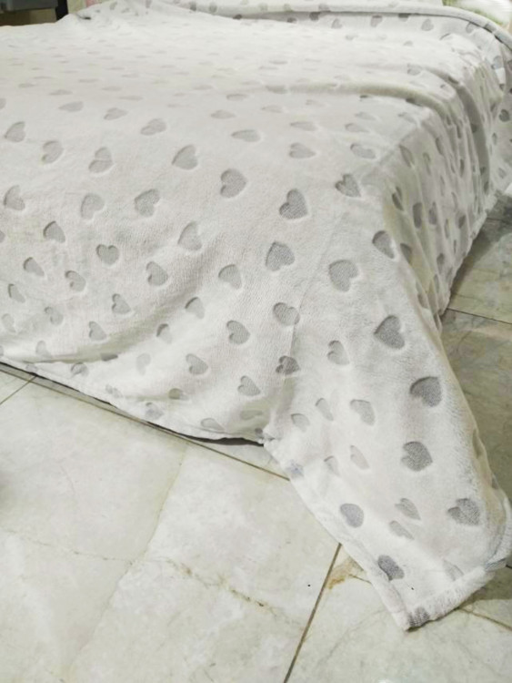 Плед Soft my Hearts, серый