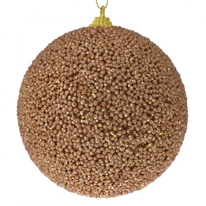 Куля "Гліттер" d-10, колір рожеве золото