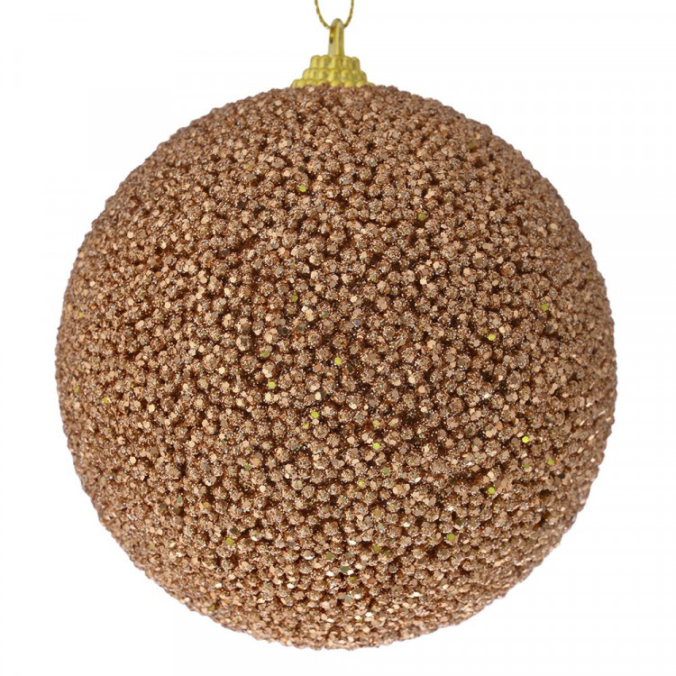 Куля "Гліттер" d-10, колір рожеве золото