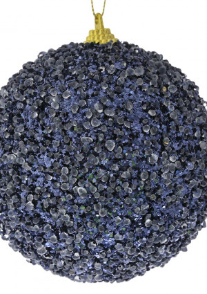 Куля "Гліттер" d-10, синя