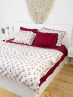 Набір постільної білизни Diana Roses євро, червоний