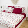 Набір постільної білизни Diana Roses євро, червоний