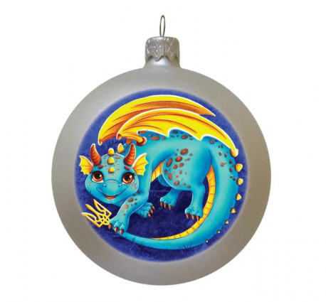 Куля "Дракон переможець" d-9, біла