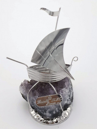 Вітрильник h-10 (Аметист, срібло)