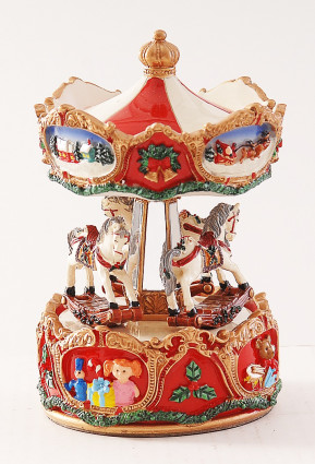 Статуетка "Музична карусель" h-16, різнокольоровий