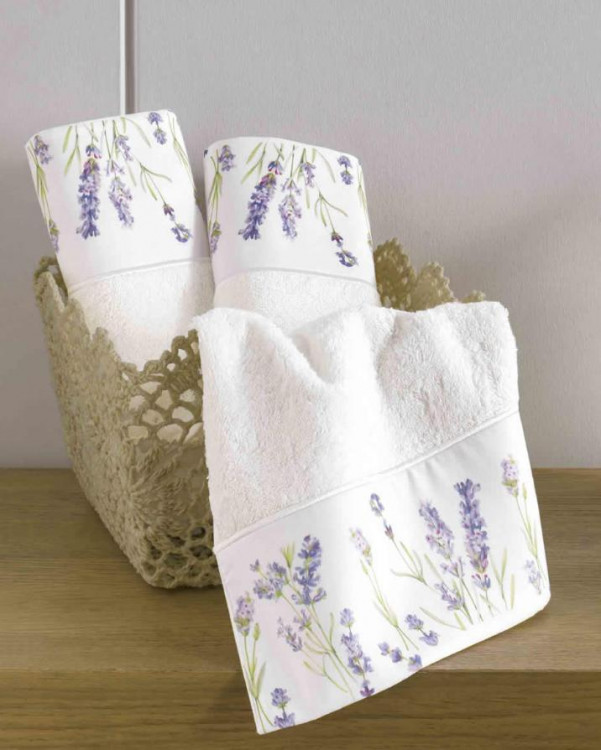 Набір рушників "Lavander" білий