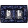 Подарунковий набір бокалів з гербом, 2 предмети, колір срібро
