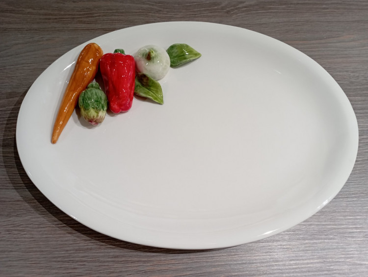 Блюдо овальне "Овочі"