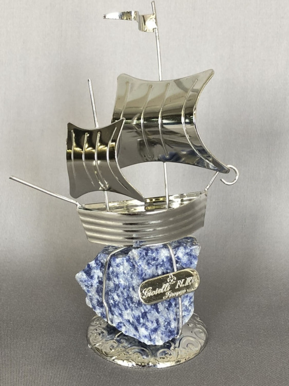 Парусник h-10 (содалит, серебро)