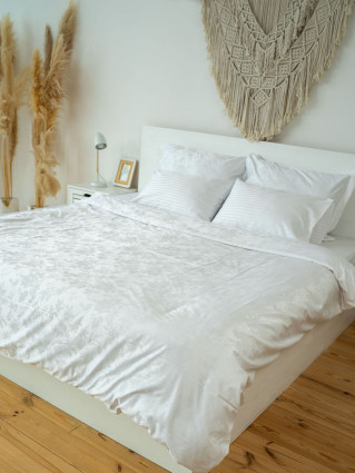 Набор постельного белья Bamboo евро, белый