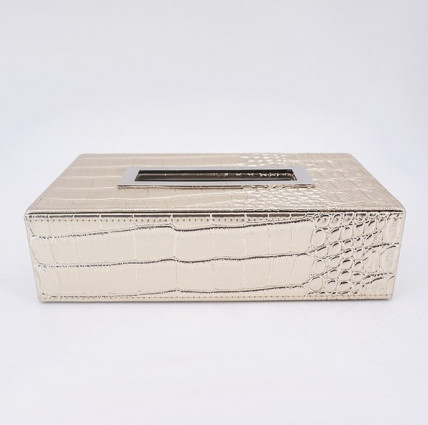 Коробка для серветок "Croco" золото